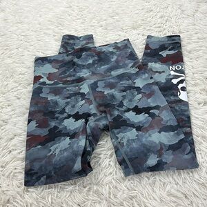 Lululemon Wunder Train High-Rise Tight 25" Heritage Camo Wash Mineral Blue